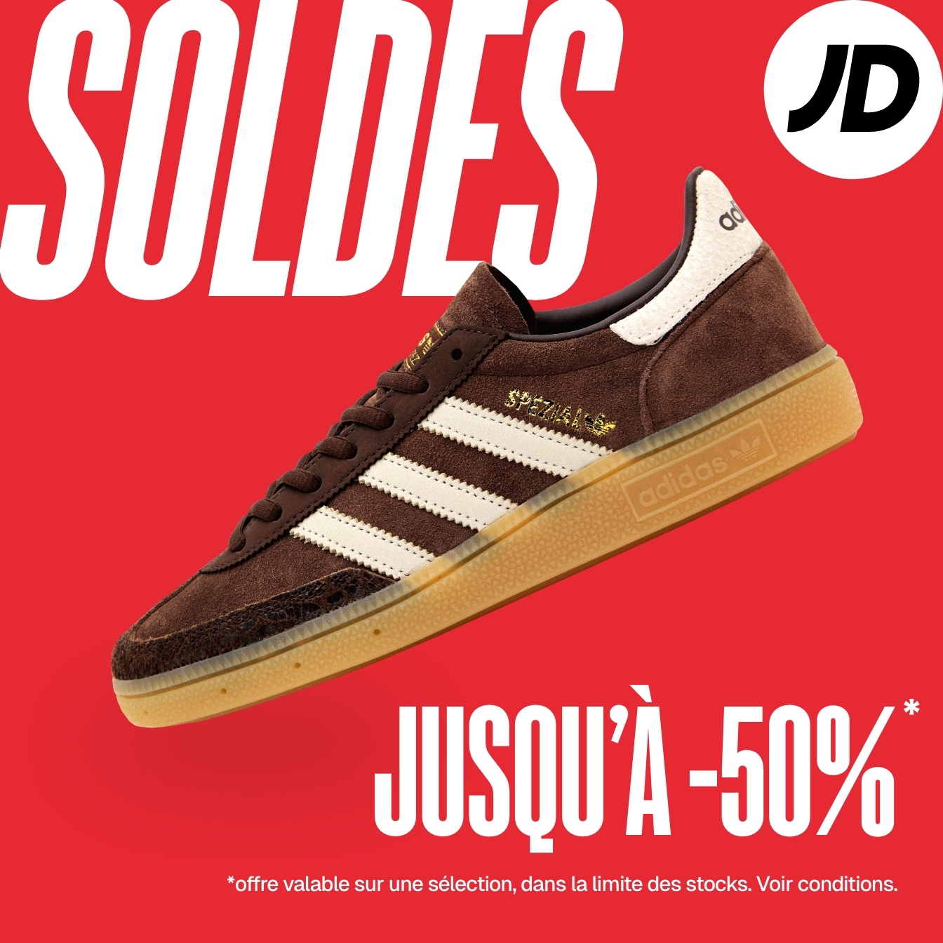 Les SOLDES sont lancées chez JD Sports ! Jusqu'à -50%