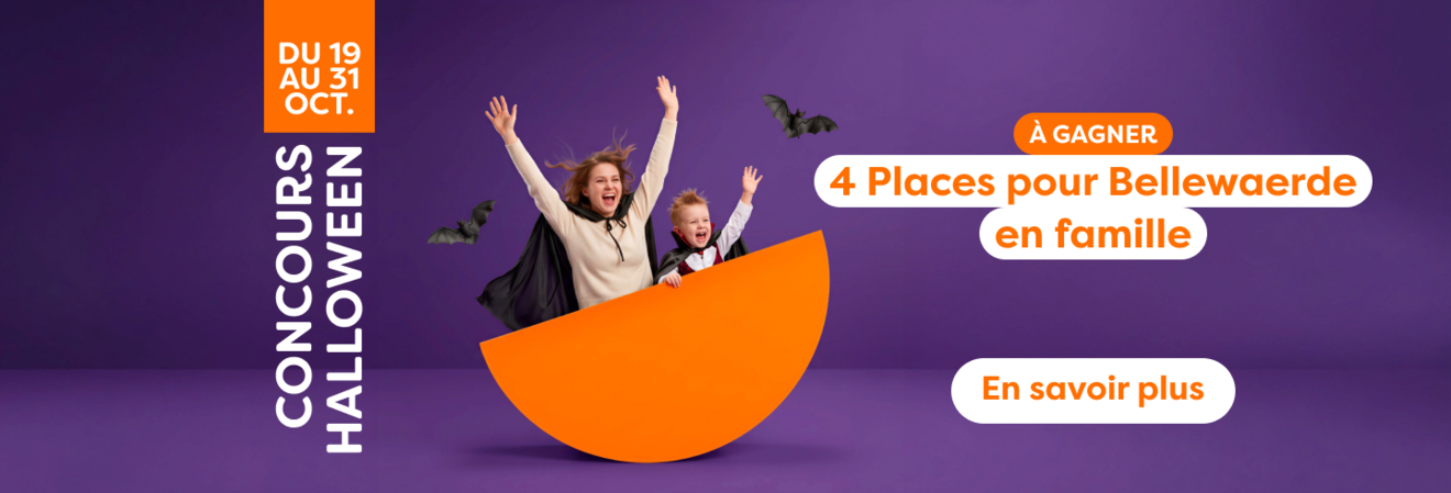 jeu concours Halloween Bellewaerde